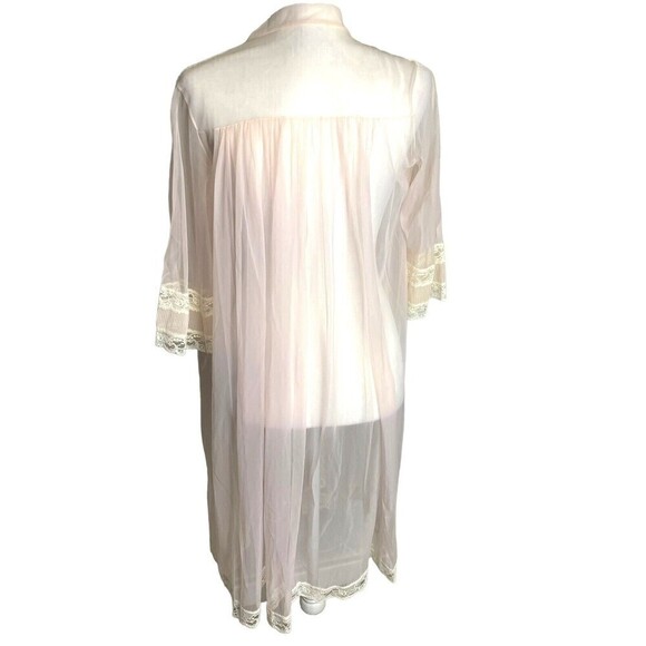 Miss Elaine‎ Vintage Peignoir Nightgown Robe Set Sz Small Union Label 1960s - Picture 2 of 12